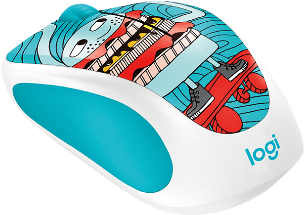 Wireless Mouse M238 Skateburger - Logitech 910-005028 Mouse (800x687)