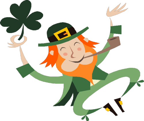 2 - Leprechaun Clipart No Background (500x421)