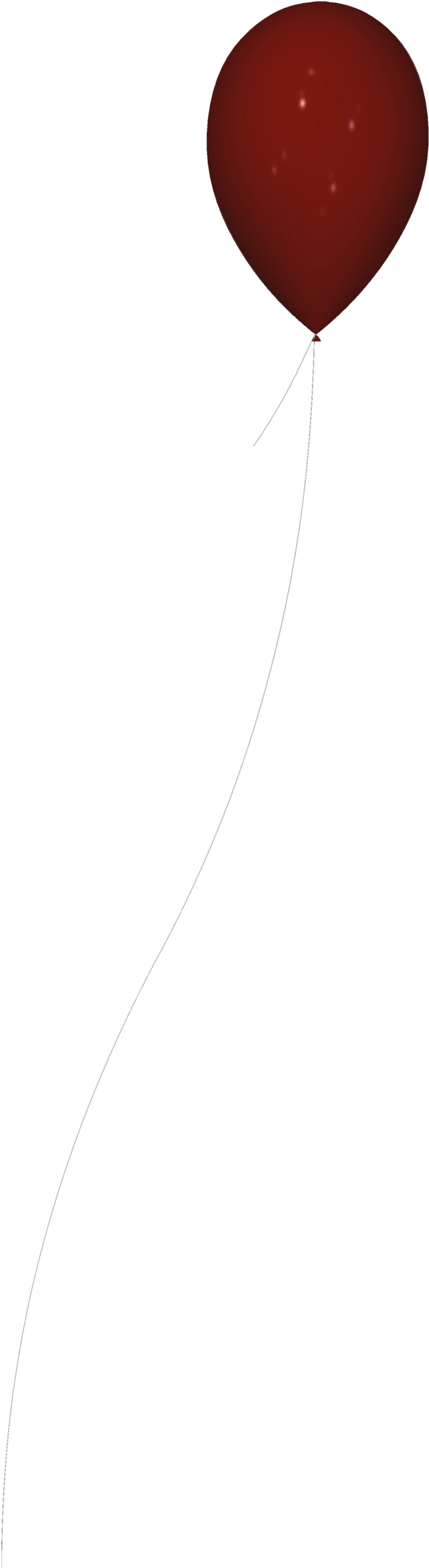 Single Balloon Transparent Background - Heart (4000x3000)