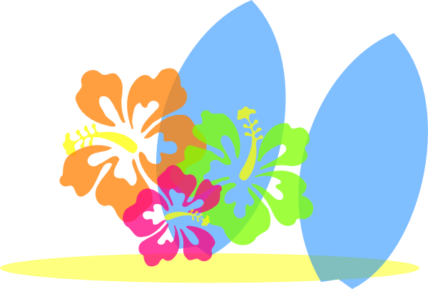 Hibiscus Clip Art (600x405)
