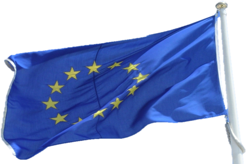 Eu Flag - Eu Flag Png (840x546)
