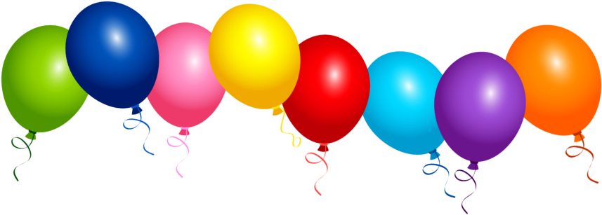 Balloons Png (888x316)