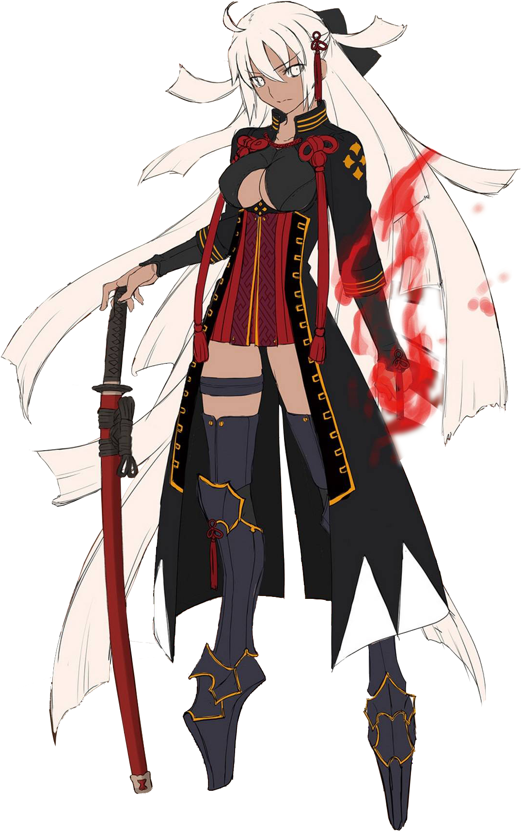 Devil Saber - Okita Alter First Ascension (1167x1766)