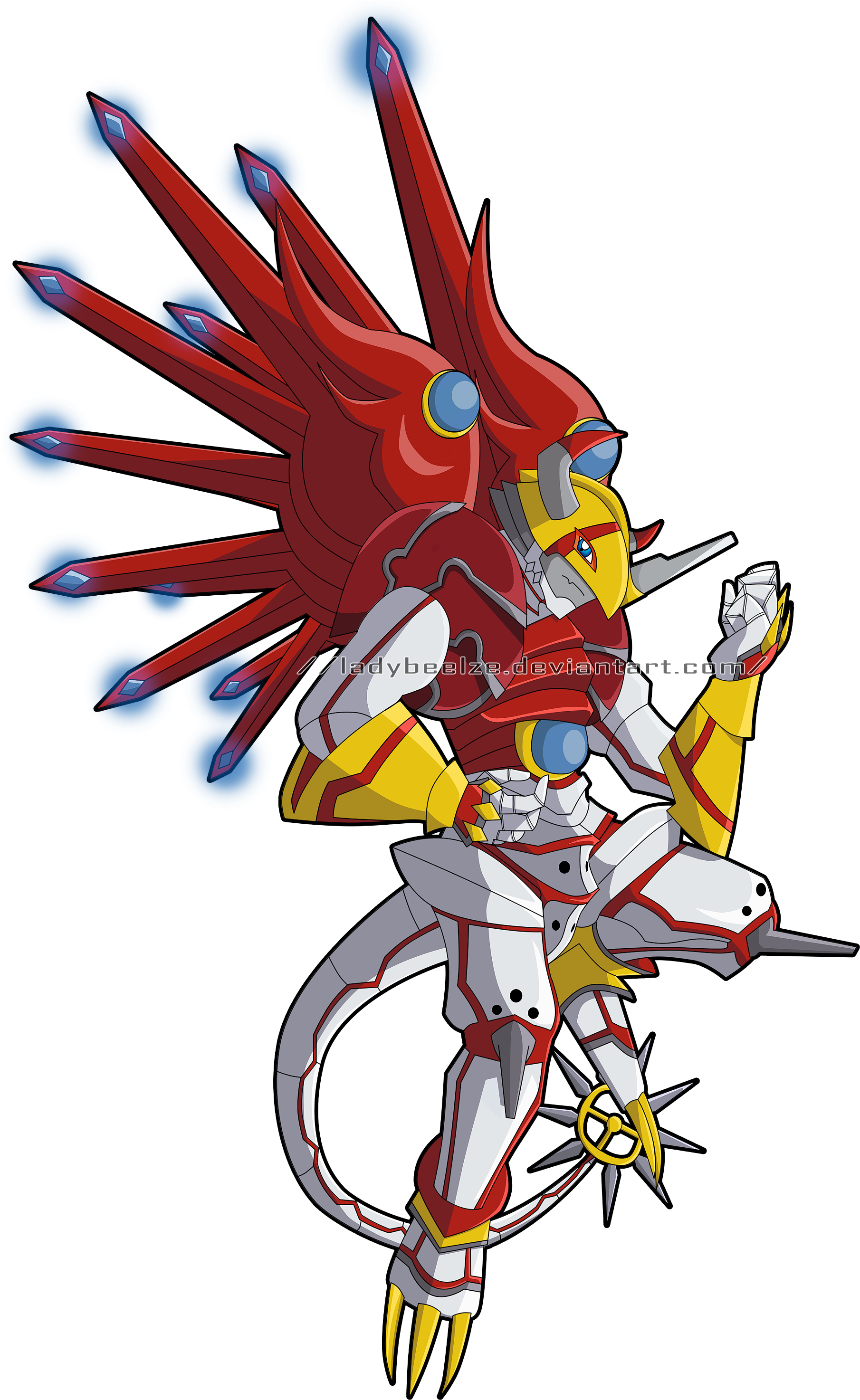 Digimon Savers Shinegreymon (2000x2960)