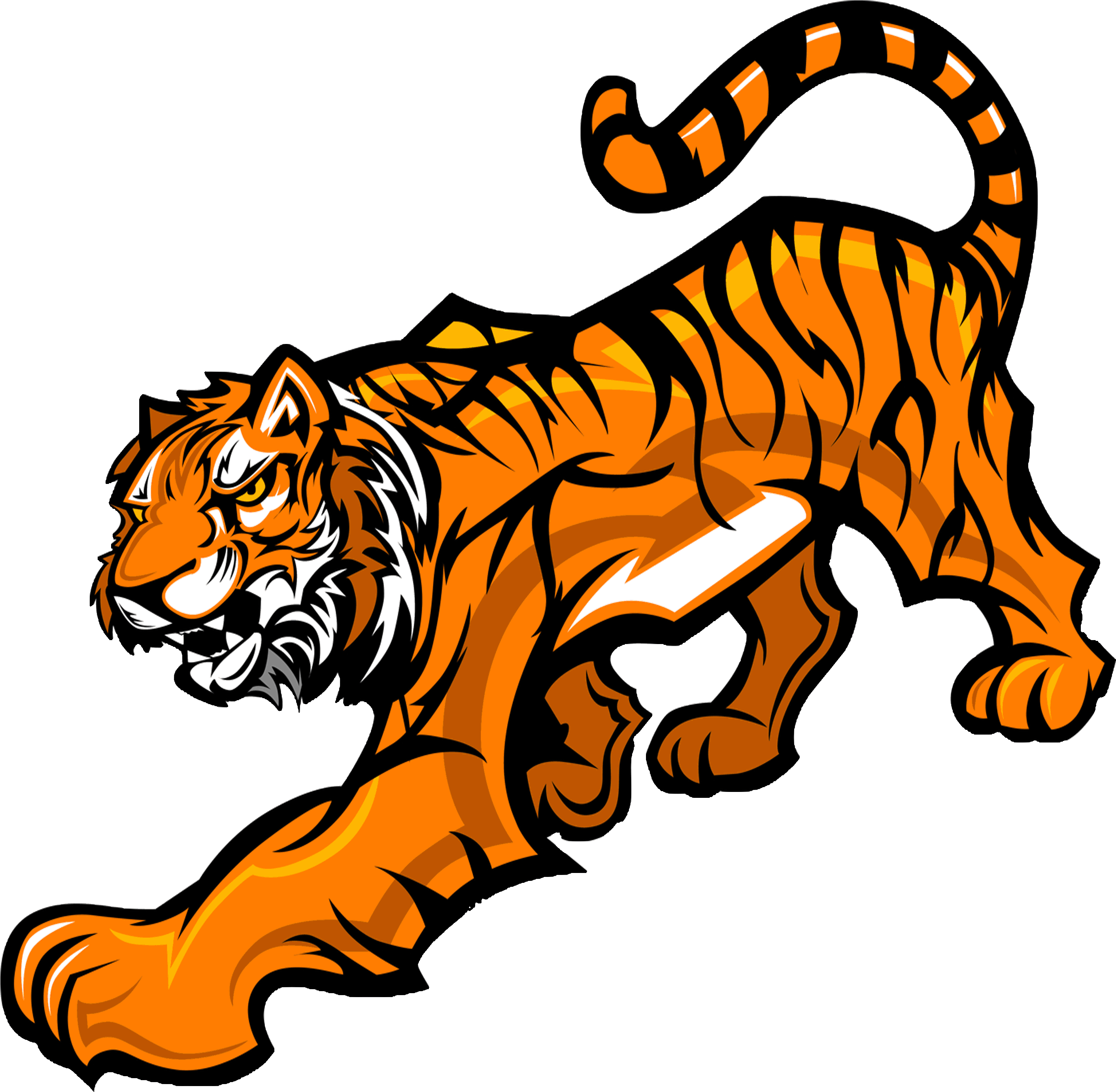 Walking Tiger - Williston Tiger (3000x3000)