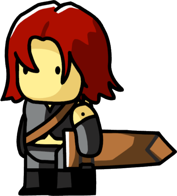 Female Vampire Hunter - Scribblenauts Vampire Hunter (574x636)