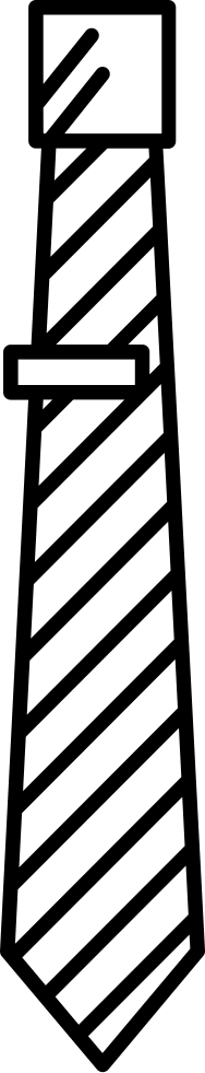 Tie With Stripes - Parallel (188x981)