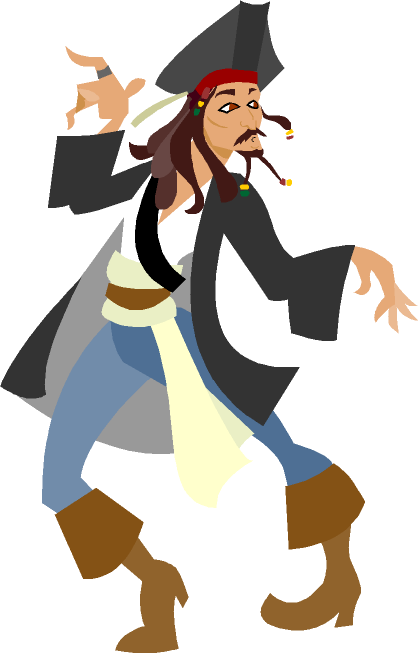 The Captain By Pixie The Gator - Illustration (418x653)