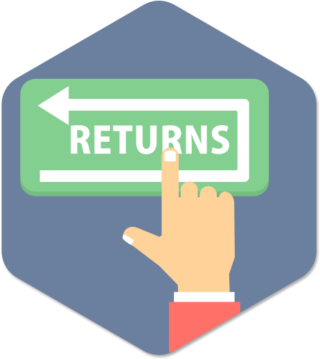 Book Returns Policy - Returns Icon (475x532)