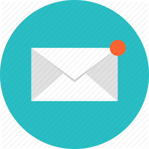 Envelope Mail Icon New Letter Sms Message Notification - Email Notification Flat Icon (512x512)
