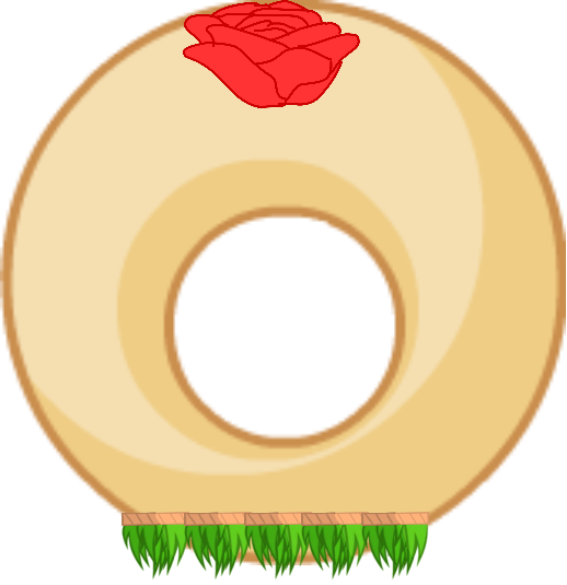 Hawaii Donut Body - Doughnut (518x535)