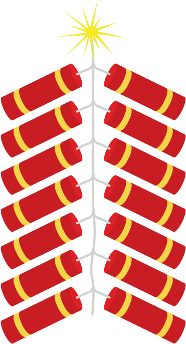 Firecracker Fireworks Skyrocket - 炮 竹 煙火 素 (700x700)