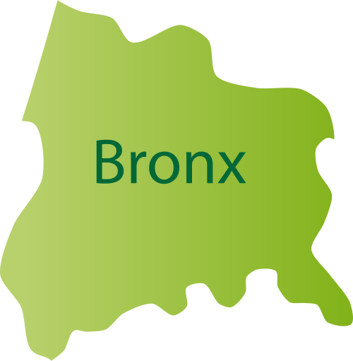 Bronx Map - The Bronx (500x511)