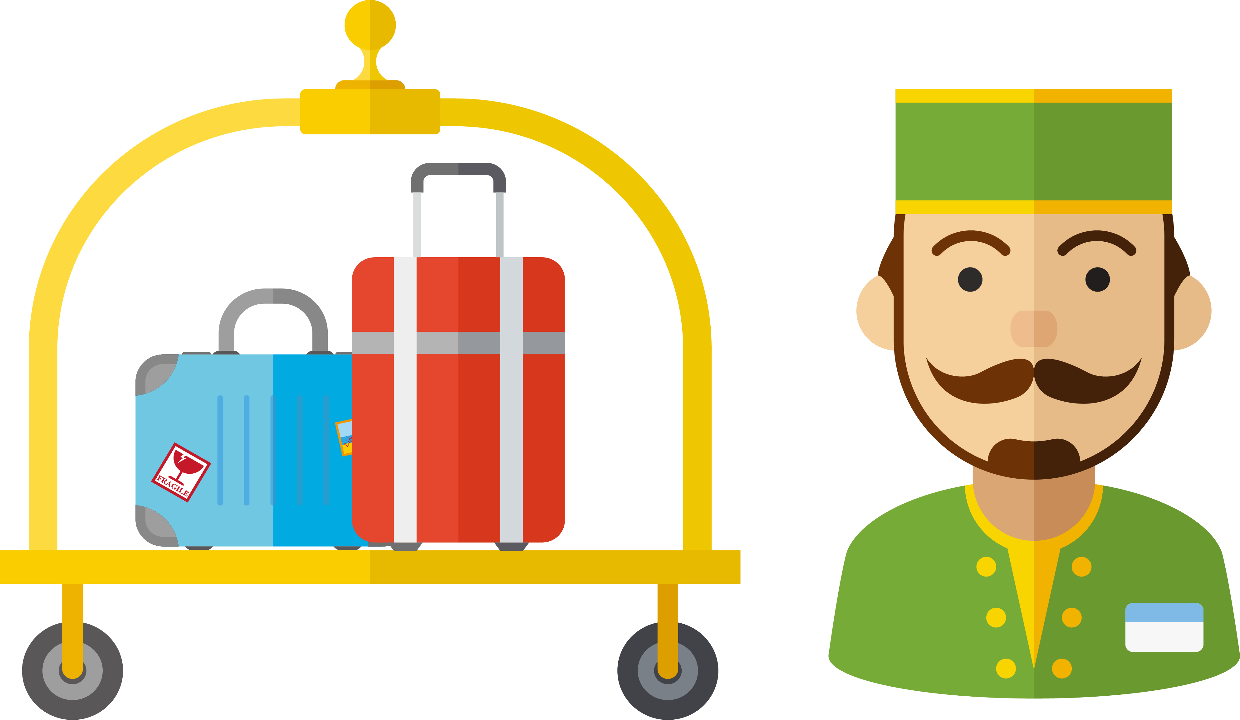 Waiter Hotel Icon - Hotel (3973x2309)