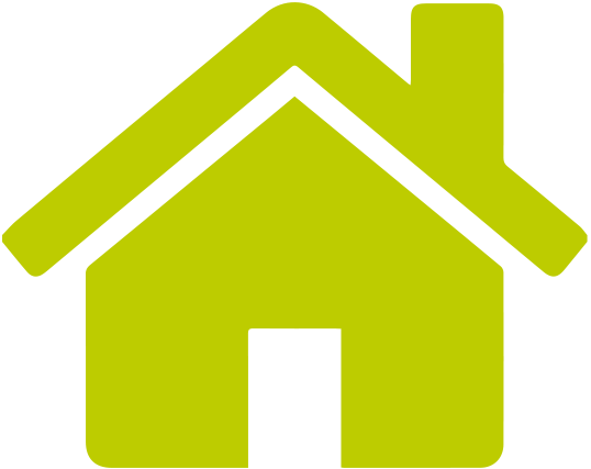Icon Home Green - House (538x427)