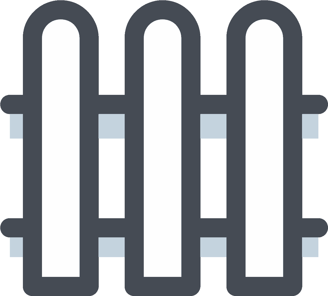 House Fence Icon - Icon (1600x1600)