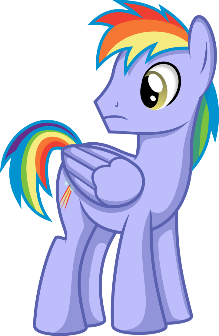 Rainbow Dash's Dad By Blueblitzie - Cartoon (723x1105)