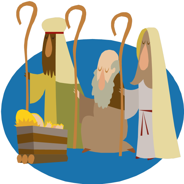 Nativity - Clipart - Illustration (636x636)