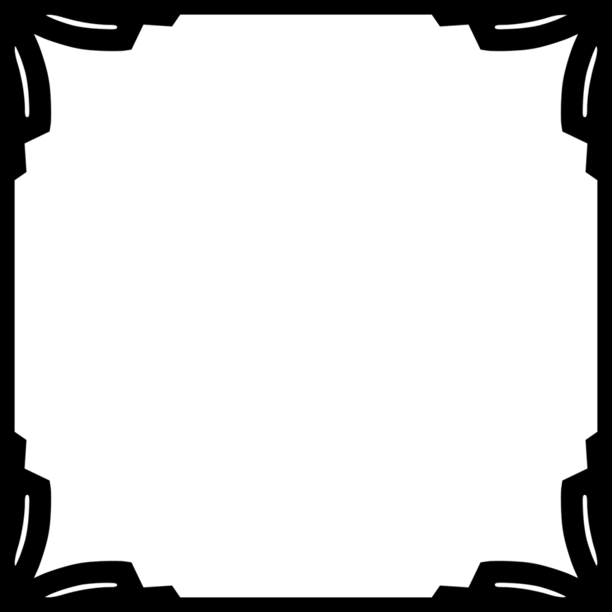 Square Black Frame Png - Portable Network Graphics (894x894)