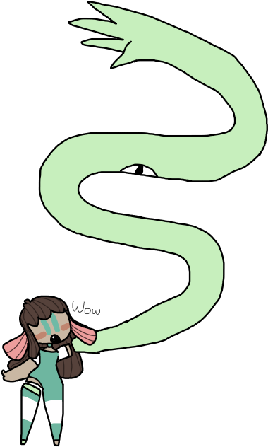 Noodle Arm By Cinnibean - Cartoon (413x650)
