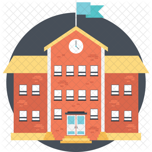 School Icon - School (512x512)