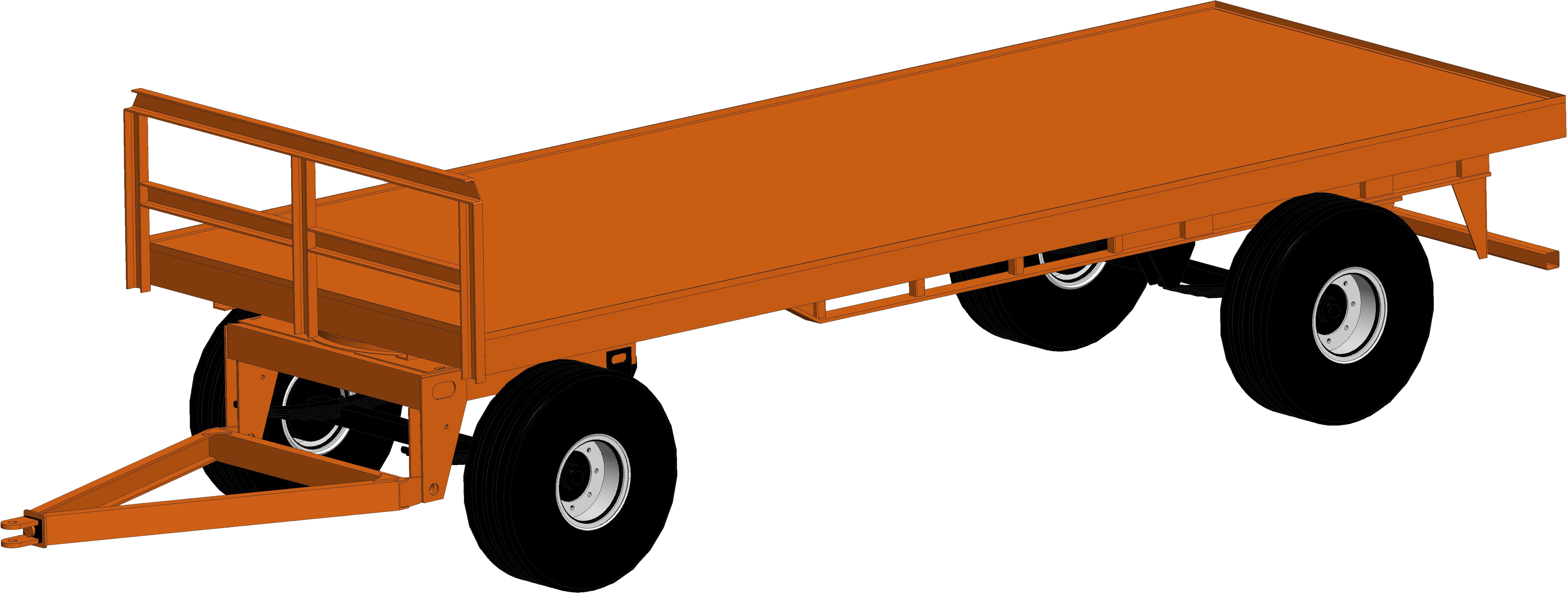 Gallery - Flatbed Trailer Clip Art (5512x2206)