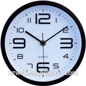 Cheap Wall Clock With 3d Plastic Numbers - Sonyo Indoor Big 3d Number Quartz Wall Clock Quiet (350x350)