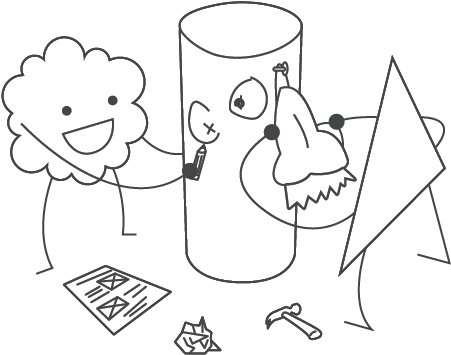 Arts And Crafts - Cartoon (459x370)