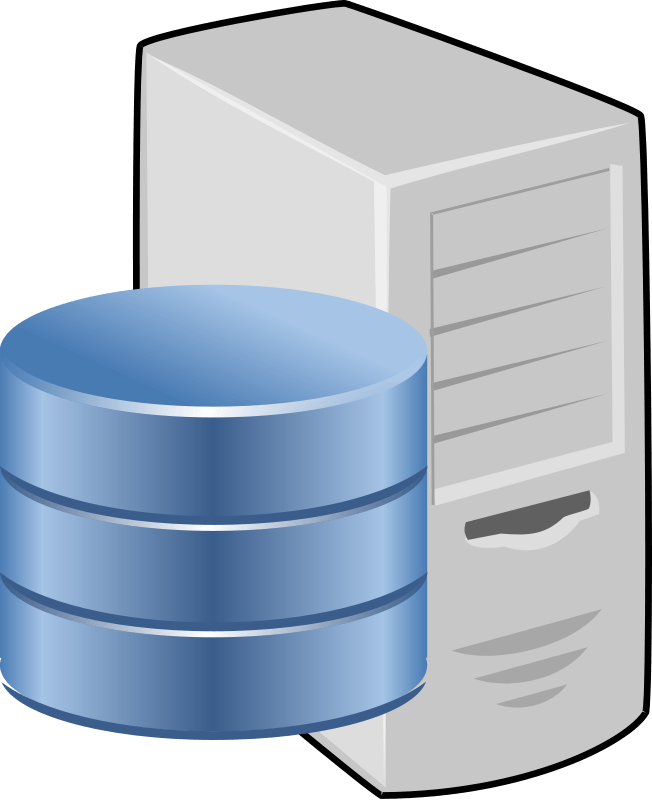 Server Clipart - Microsoft Sql Server (652x800)