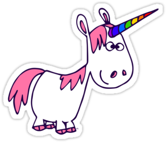 Themed Sticker Example - Einhorn Clipart (350x350)