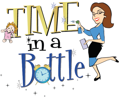 Time In A Bottle - Cartoon (400x324)