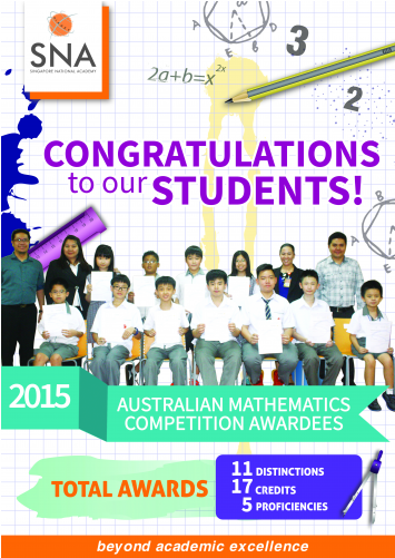 Australian Mathematics Competition - Poster (600x500)