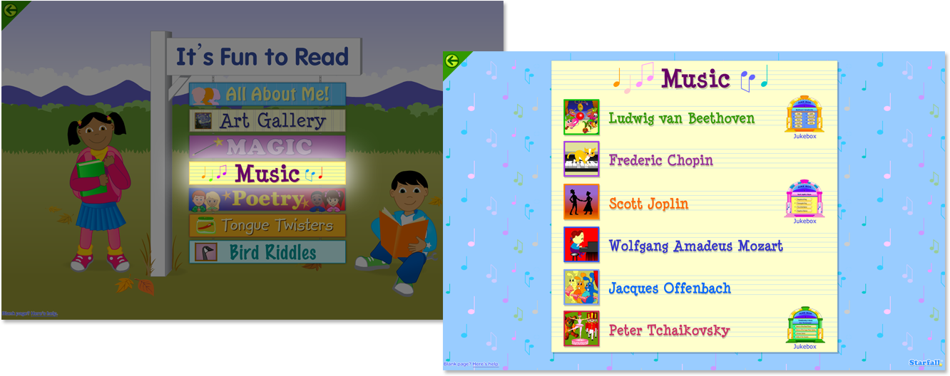 Starfall Learn To Read With Phonics Learn Mathematics - Starfall It's Fun To Read (1356x549)