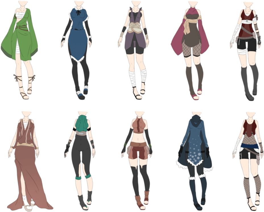 Naruto Oc Outfits (1019x784)