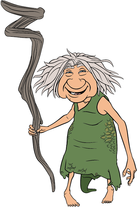 Belt The Sloth Eep Gran - Cartoon (443x664)