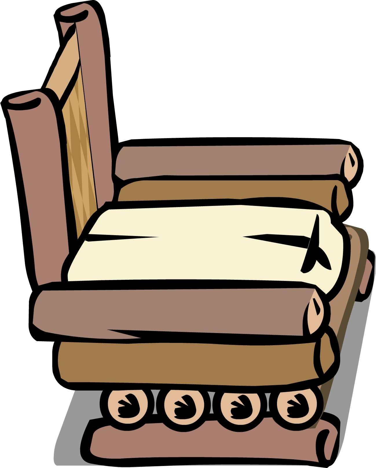 Bamboo Couch Sprite 007 - Bamboo (1299x1616)