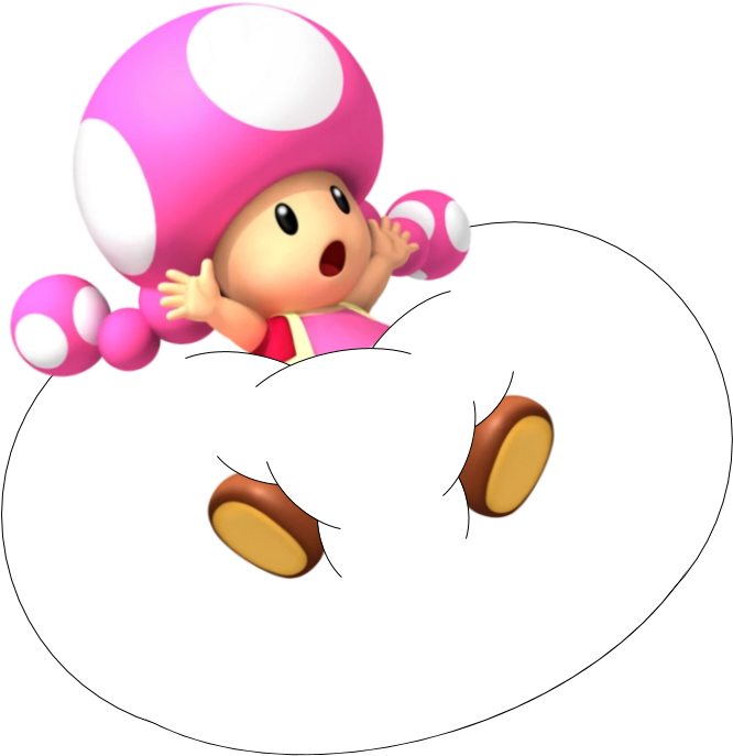 Toadette By Dominoartz27 - Cartoon (704x719)