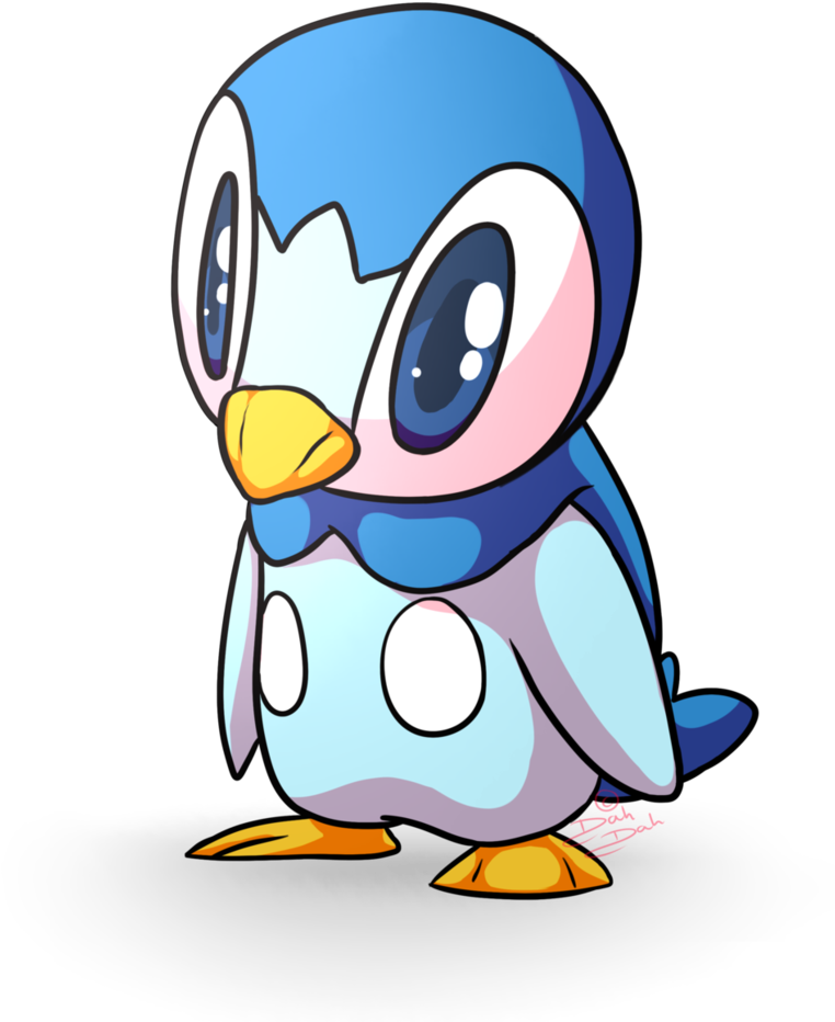 Piplup - Cartoon (824x970)