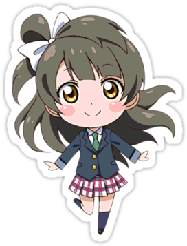 Love Live Chibi School Uniforms - 南ことり スマホスタンド 「ラブライブ!」 (375x360)