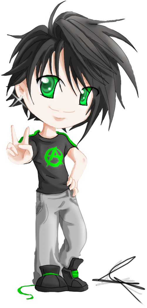 Anime Chibi Boy Png (712x1123)