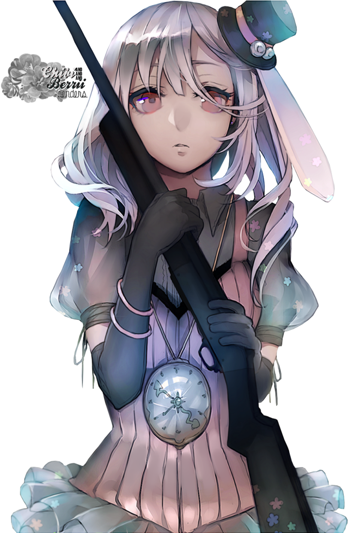 Anime Render 87 By Michelleurs On Deviantart Rh Deviantart - Тян С Ушками Зайца (740x1079)