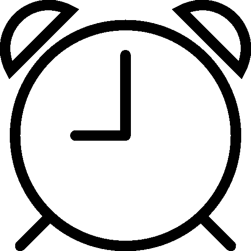 Pixel - Alarm Clock Vector Png (512x512)