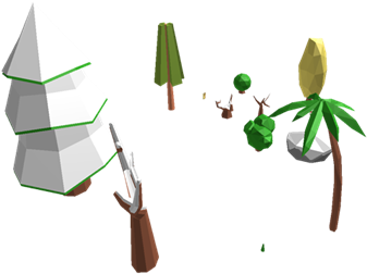 Low Poly Trees - Christmas Tree (420x420)