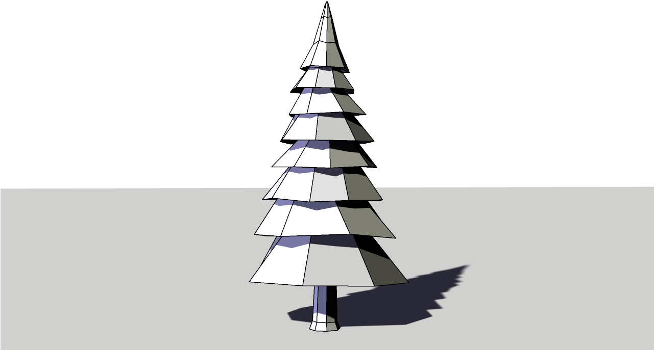 10 Low Poly Pine Trees Pack - Low Poly (1280x720)
