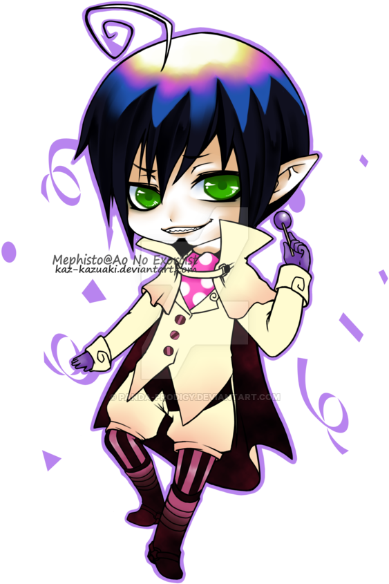 Chibi Mephisto By Panda-prodigy - Manga (600x851)