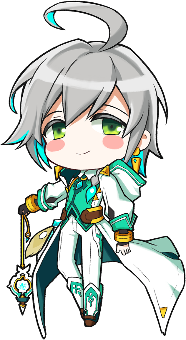 Ain's Chibi Portrait - Ain Chibi Elsword (800x1196)