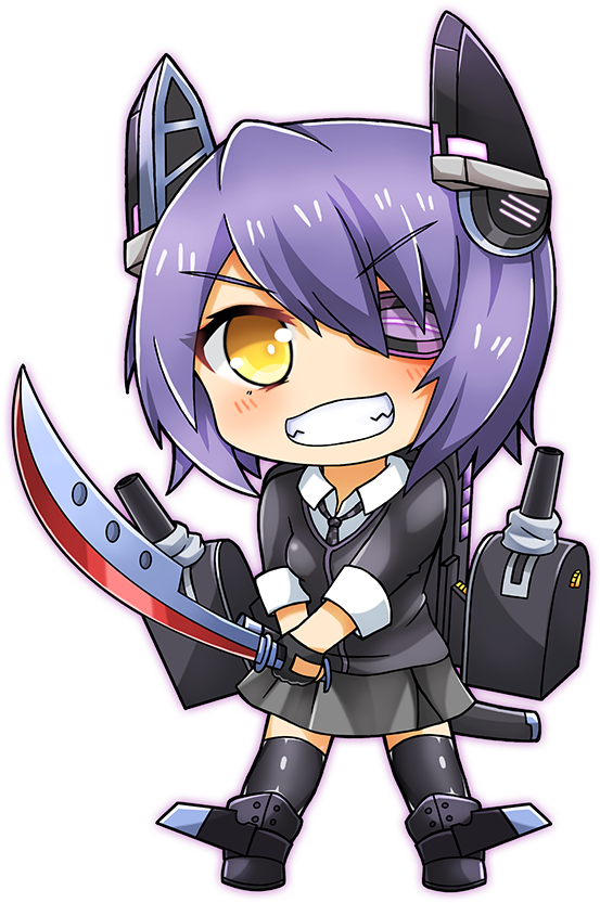 Tenryuu Chibi By Greenteaneko - Drawing (840x900)