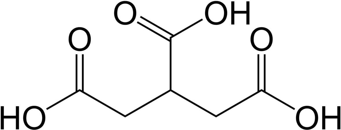 Citric Acid Molecular Structure (1200x468)