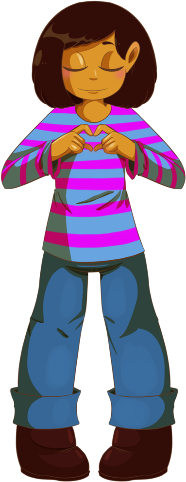 Tiny Frisk By Deviousvampire - Cartoon (786x1017)