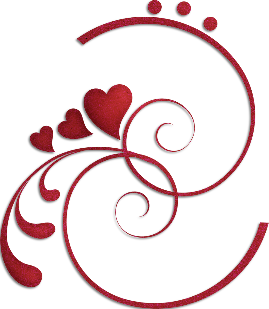 Flourish - Heart Scroll (870x1000)